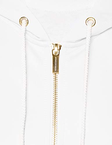 Armani Exchange Logo Tape Sweat Capucha, Blanco (Optic White 1000), Large para Mujer