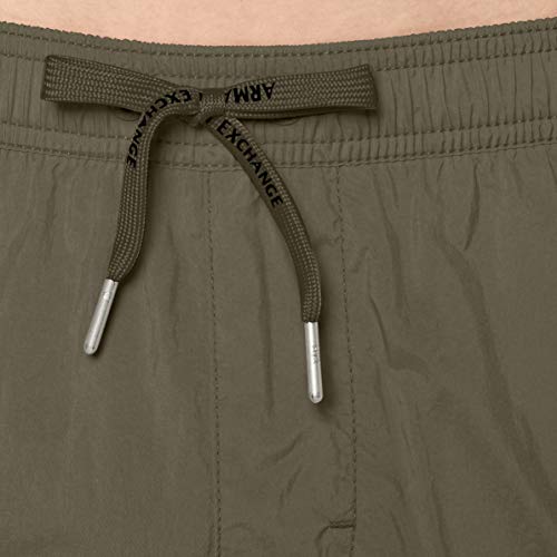 Armani Exchange Sea Horse Bañador, Verde (Beetle-Beetle 02380), X-Large para Hombre