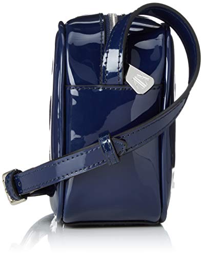 Armani Exchange - Small Crossbody Bag, Bolsos bandolera Mujer, Azul (Navy), 14x7.5x19 cm (B x H T)