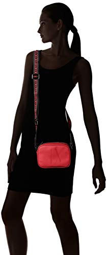 Armani Exchange - Small Crossbody Bag, Bolsos bandolera Mujer, Rojo (Red Shoes), 13x6.5x18 cm (B x H T)
