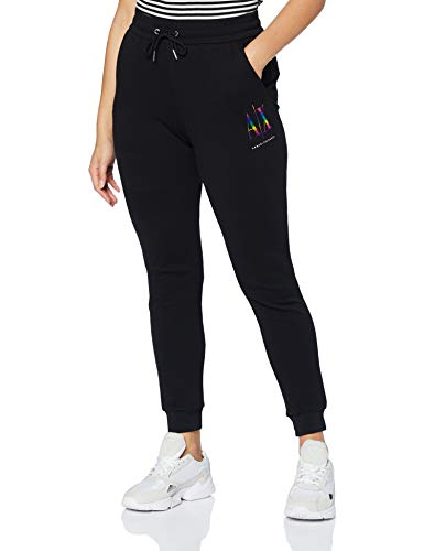 Armani Exchange Trouser Pantalón Deporte, Negro, M para Mujer