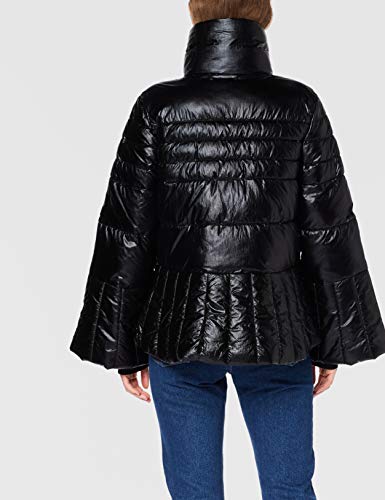 Armani Exchange Turtle Neck Zip Coat Chaqueta Bomber, (Black 1200), Small para Mujer