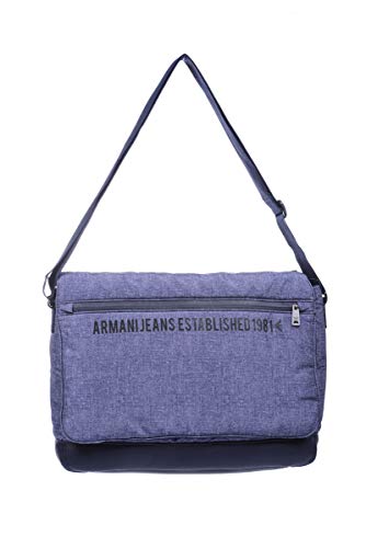 Armani Jeans bolso con bandolera hombre en Nylon nuevo blu