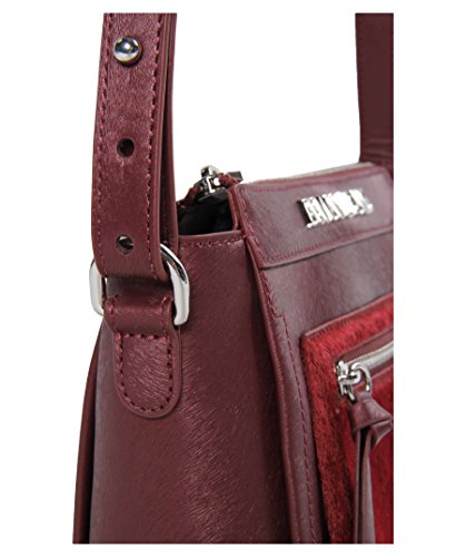 Armani Jeans9221046A728 - bolsa de medio lado Mujer, color Rojo, talla 17x7x23 cm (B x H x T)