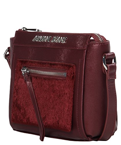 Armani Jeans9221046A728 - bolsa de medio lado Mujer, color Rojo, talla 17x7x23 cm (B x H x T)