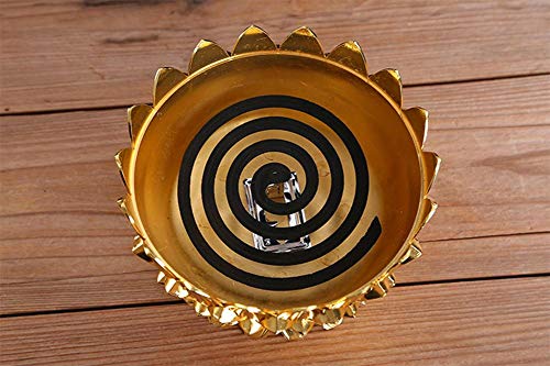 ARMES Quemador de Incienso de carbón de carbón de múltiples usos Quemador de Incienso de Incienso Retro de aleación Antigua