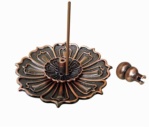 ARMES Quemador de Incienso de carbón de carbón de múltiples usos Quemador de Incienso de Incienso Retro de aleación Antigua