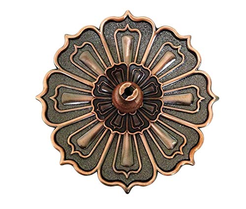 ARMES Quemador de Incienso de carbón de carbón de múltiples usos Quemador de Incienso de Incienso Retro de aleación Antigua