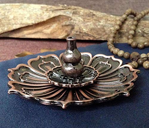 ARMES Quemador de Incienso de carbón de carbón de múltiples usos Quemador de Incienso de Incienso Retro de aleación Antigua