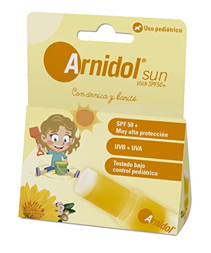 ARNIDOL Sun stick SPF 50+, alta protección UVA y UVB