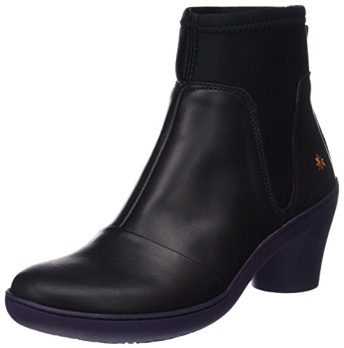 Art Alfama, Botines para Mujer, Negro (Black/Cereza Black/Cereza), 41 EU