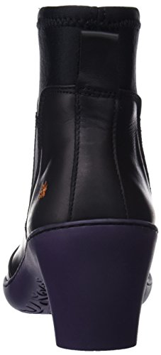 Art Alfama, Botines para Mujer, Negro (Black/Cereza Black/Cereza), 41 EU