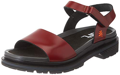 Art Birmingham, Sandalia con Pulsera para Mujer, Rojo (Burdeos Burdeos), 39 EU