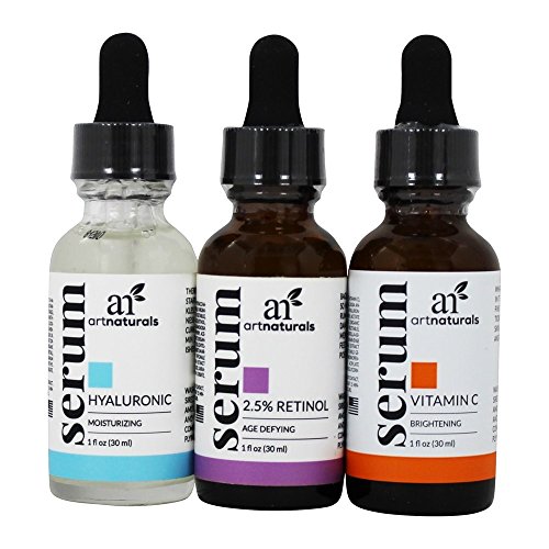 Art Naturals Serum Trio - Juego de 3 sueros faciales