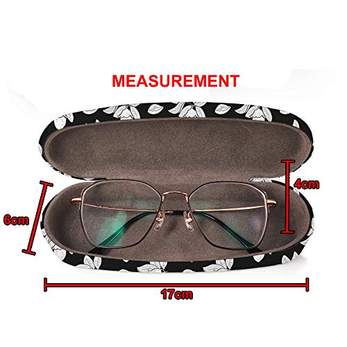 Art-Strap Jojoba Plant Branch Leaves Fruit - Estuche rígido para gafas de sol (plástico con gamuza limpiadora)