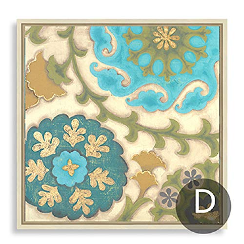 Arte de la lona Decoración moderna de la sala de estar de Marruecos Cartel de la pintura de la imagen 30cmx30cm