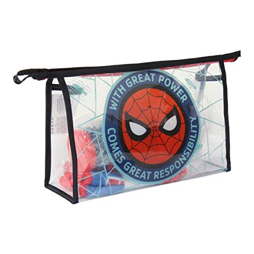 Artesania Cerda Spiderman, Neceser Set Aseo/Viaje, 23 cm, Rojo