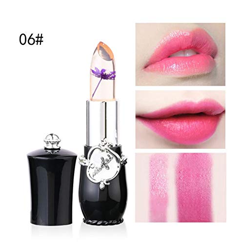 ARTIFUN Waterproof Lip Stick Moisturizer Long-lasting Lipstick Transparent Jelly Flower Makeup
