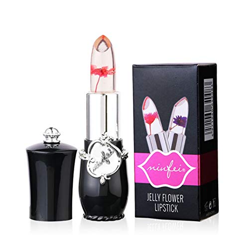 ARTIFUN Waterproof Lip Stick Moisturizer Long-lasting Lipstick Transparent Jelly Flower Makeup