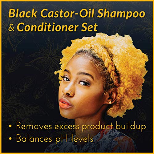 ArtNaturals Champú de aceite de ricino negro – (16 fl oz/473 ml) – Fortalece, crezca y restaure – Castor jamaicano – para cabello teñido