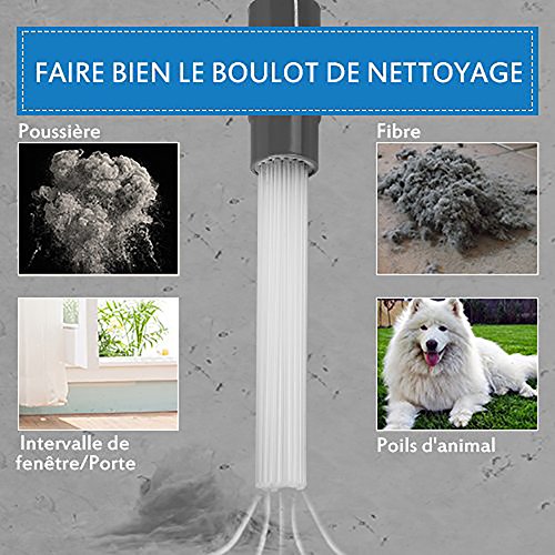 as seen on TV Dusty Brush de cepillo Pincel limpiador aspirar, Vacuum Attachment Cleaning Tools, herramientas de limpieza para Air Vents, teclados, cajones, Auto, herramientas, hecho a mano, joyas