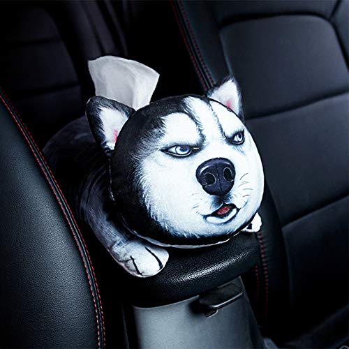 Asdomo - Caja de pañuelos con diseño de dibujos animados 3D - Caja de pañuelos de papel para colgar muñecas de peluche, diseño de animales A2 Como se muestra en la imagen