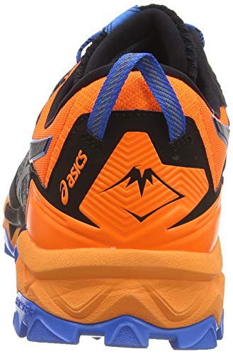Asics Gel-Fujitrabuco 8 G-TX, Running Shoe Mens, Shocking Orange/Sheet Rock, 46.5 EU