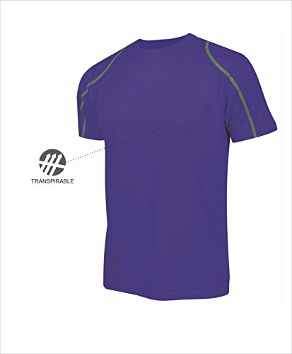 Asioka 375/16 Camiseta de Running, Unisex Adulto, Lila, XXL