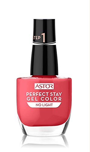 Astor Perfect Stay, Esmalte de uñas (Tono 137 Coral Vermilion) - 12 ml.