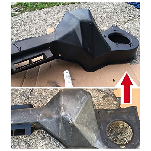 ATG ATG047, El tinte de plástico proporciona paragolpes, brinda nueva vida y devuelve el brillo - funciona para cualquier automóvil y motocicleta, negro, embalaje surtido