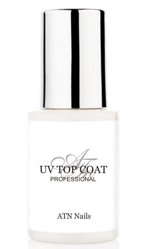 ATNails Transparent Nail Art UV TOP COAT polish sealer for gel acrylic nails