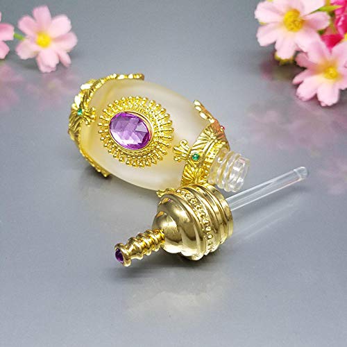 Atomizador Del Perfume Botella De Perfume Botella Vacía De Aceite Esencial De 12 Ml Botella De Perfume De Regalo De Joyería De Gama Alta Botella De Color De Tatuaje Botella De Vidrio Cosmético -D