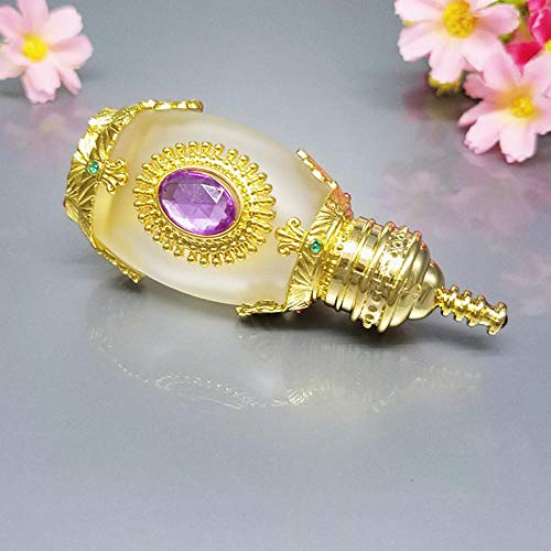 Atomizador Del Perfume Botella De Perfume Botella Vacía De Aceite Esencial De 12 Ml Botella De Perfume De Regalo De Joyería De Gama Alta Botella De Color De Tatuaje Botella De Vidrio Cosmético -D