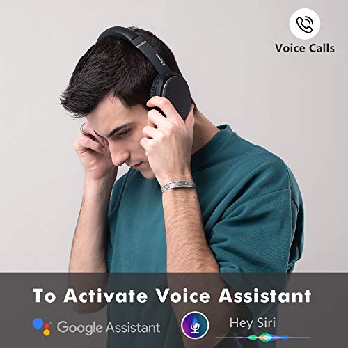 Auriculares de Diadema Estéreo Inalámbricos con Cancelación de Ruido.Srhythm NC25 Headhpones Ligeros Plegables con Hi-Fi, Micrófono Integrado,Compatibles con Todos los Dispositivos Bluetooth