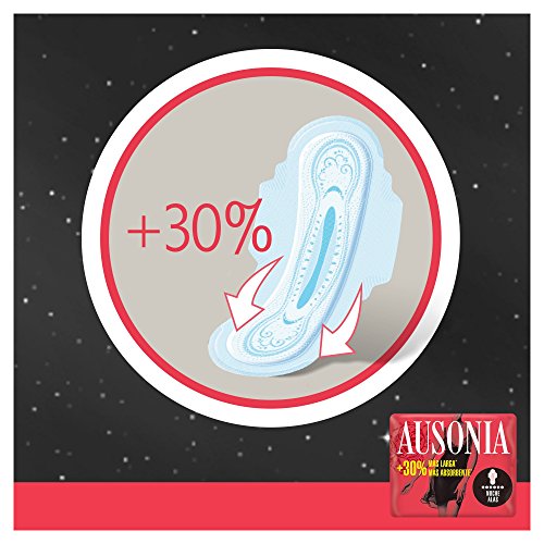 Ausonia Noche Compresas Higiénicas con Alas - 8 unidades