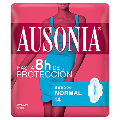 Ausonia Normal Compresas con Alas - 14 unidades