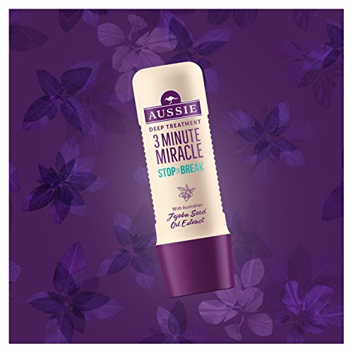 Aussie 3 Minuto Miracle Stop The Break Intensivo Kur, Proporciona Profundidad wirk Semillas Protección contra el pelo rotura, 1er Pack (1 x 250 g)