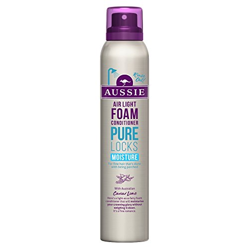Aussie espuma Pure Bloquea la humedad acondicionado soporte de pelo, Be Gone, 180 ml