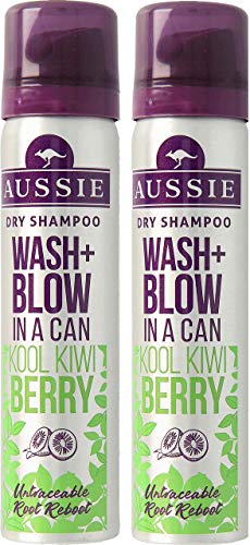 Aussie Miracle Dry - Champú instantáneo en seco (2 unidades de 65 ml, tamaño de viaje)