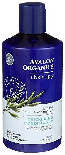 Avalon Organics, Acondicionador orgánico para el cabello con biotina B, 397 g