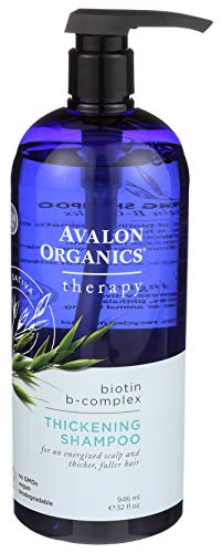 Avalon Organics - Champú grueso Biotin B-Complex Therapy – 32 fl oz