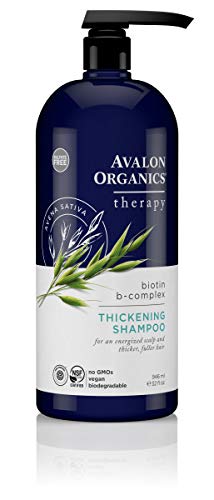 Avalon Organics - Champú grueso Biotin B-Complex Therapy – 32 fl oz