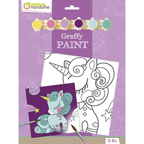 Avenue Mandarine Graffy Pintura – Unicornio, Multicolor
