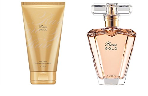 Avon Pack Rare Gold colonia perfume y locion corporal