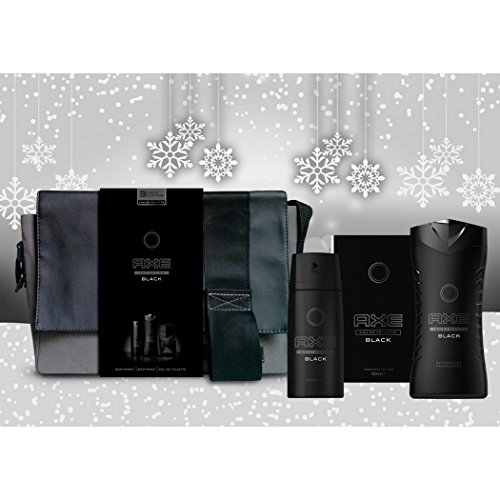 Axe Black - Neceser de regalo con agua de Colonia + desodorante + gel de ducha para hombre