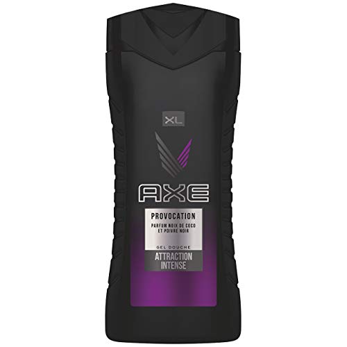 Axe Gel Douche Homme Intense Attraction Parfum Noix de Coco et Poivre Noir 400ml