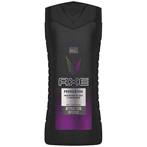 Axe Gel Douche Homme Intense Attraction Parfum Noix de Coco et Poivre Noir 400ml