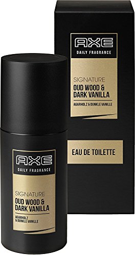 Axe Signature Agarholz & Dunkle Vanille EDT Spray de 100 ml para hombre
