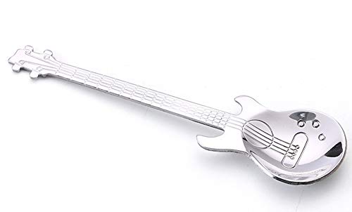 AYOMI 4 cucharas de té de acero inoxidable pulido con forma de corazón