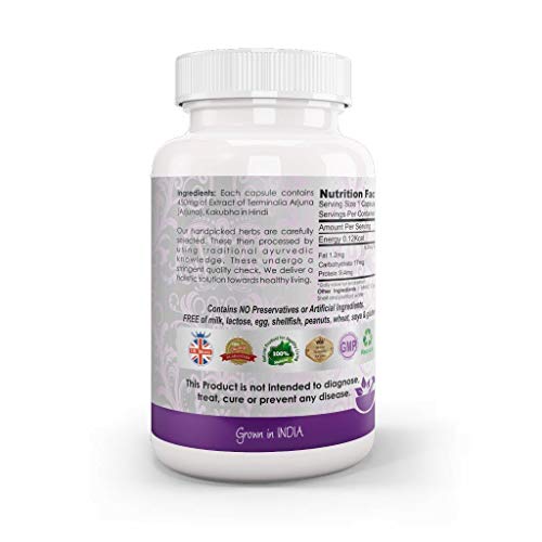 Ayushya Arjuna Cápsule, 60 Cápsulas